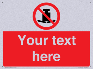 Custom No Heavy Loads Sign